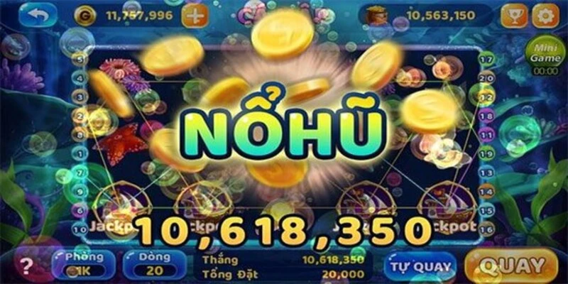 Nổ hũ mini - Trò chơi slot hấp dẫn với cơ hội thắng lớn Chi tiết các bước chơi nổ hũ