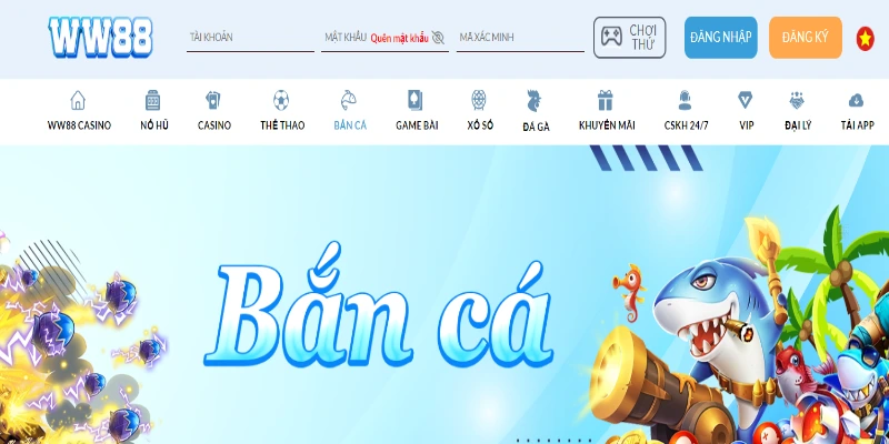 Bắn cá WW88 - Sảnh game đổi thưởng hấp dẫn nhất hiện nay Lợi ích khi trải nghiệm sảnh game bắn cá WW88
