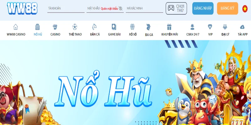 Nổ hũ WW88 - Sảnh chơi đặt cược uy tín hàng đầu châu Á Nổ hũ WW88 là gì?